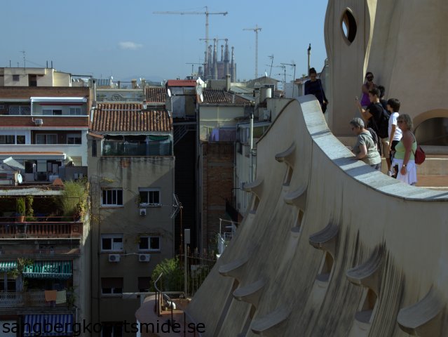 barcelona gaudi arkitektur casa mila